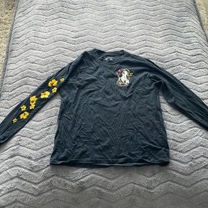 Black skull/Japan long sleeve